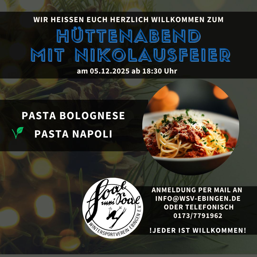 Hüttenabend am 05.12.