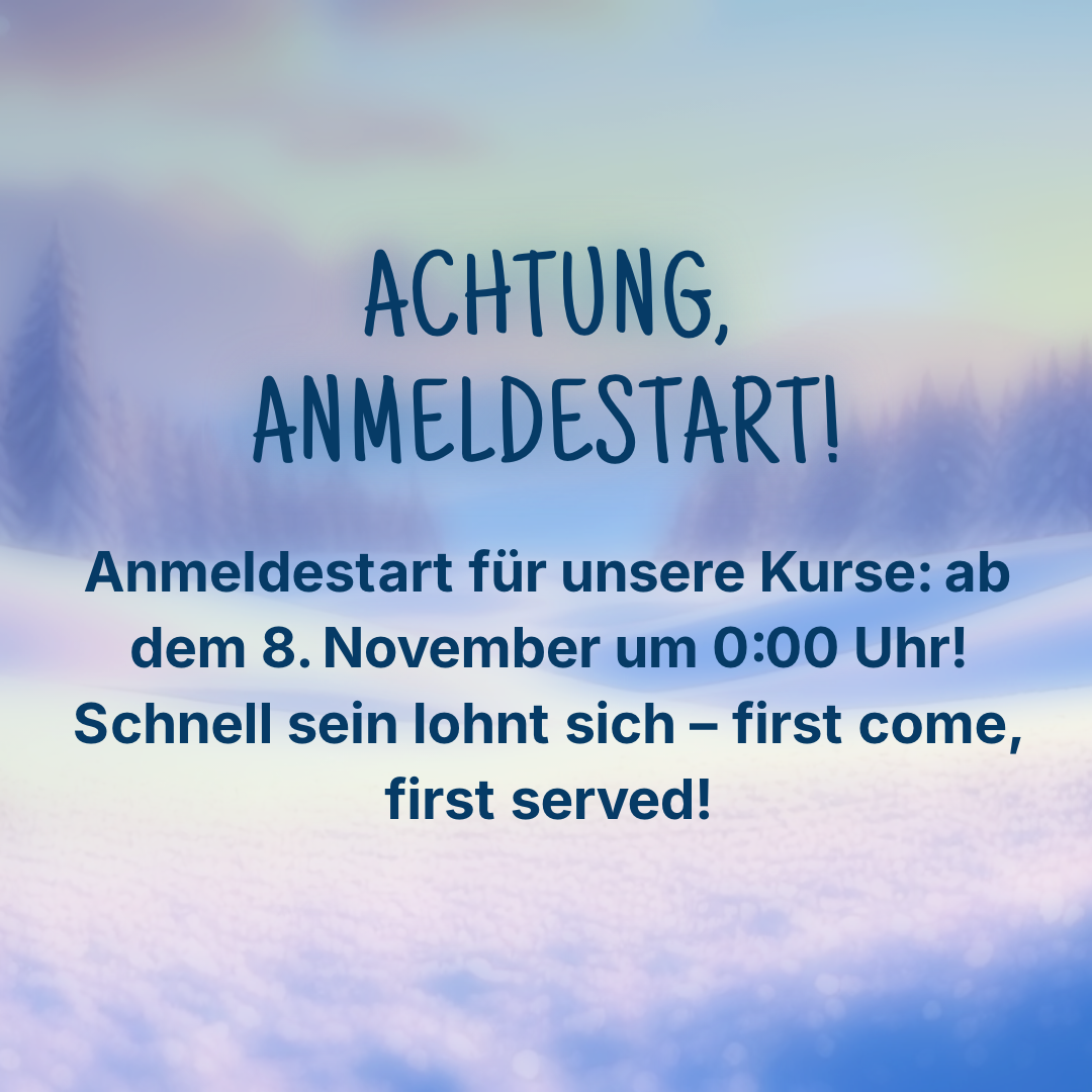 🎿 Online-Anmeldung zu unseren Skikursen startet jetzt! ❄️
